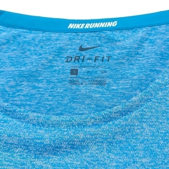 NWT Nike Rise 365 Men's Dri-FIT Short-Sleeve Running Top / Blue / Size Small - Picture 10 of 14